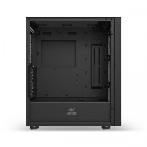 Ant Esports Graffiti (ATX) Cabinet with Custom Front Panel Design (Black)