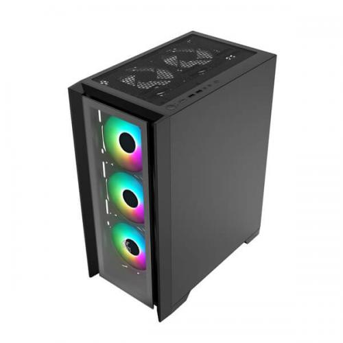 Ant Esports ICE-170TG (ATX) Mid Tower Cabinet (Black)