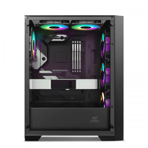 Ant Esports ICE-170TG (ATX) Mid Tower Cabinet (Black)