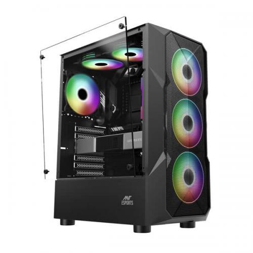 Ant Esports ICE-300 Mesh V2 (ATX) Mid Tower Cabinet (Black)