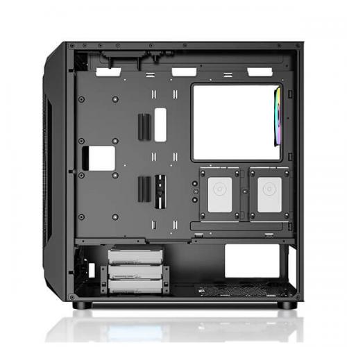 Ant Esports ICE-410TG ARGB (E-ATX) Mid Tower Cabinet (Black)