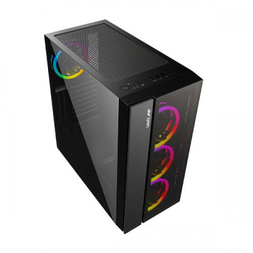 Ant Esports ICE-511MT Auto RGB Cabinet (Black)