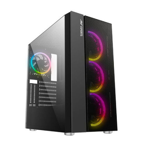 Ant Esports ICE-511MT Auto RGB Cabinet (Black)