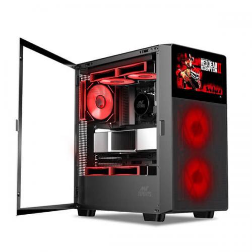 Ant Esports ICE Digital C3 ARGB (ATX) Mid Tower Cabinet (Black)