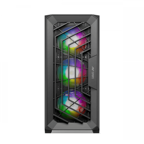 Ant Esports SX5 Auto RGB (ATX) Mid Tower Cabinet (Black)