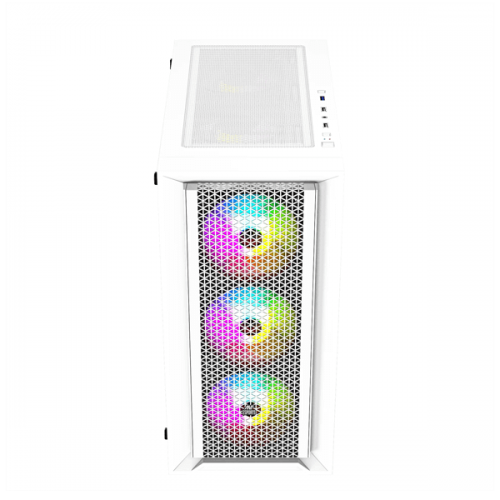 Ant Esports SX7 Auto RGB (ATX) Mid Tower Cabinet (White)