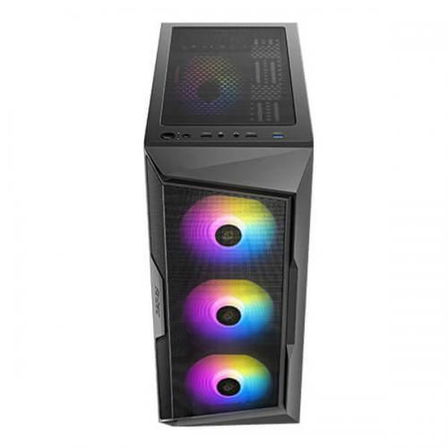 Antec AX61 Elite Mesh ARGB (ATX) Mid Tower Cabinet (Black)