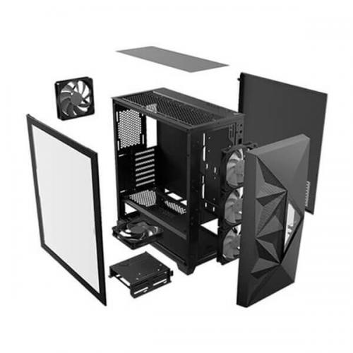 Antec DF800 FLUX ARGB (ATX) Mid Tower Cabinet (Black)