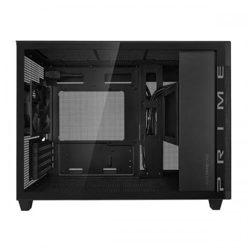 Asus Prime AP201 (M-ATX) Mini Tower Cabinet with Tempered Glass Side Panel (Black)