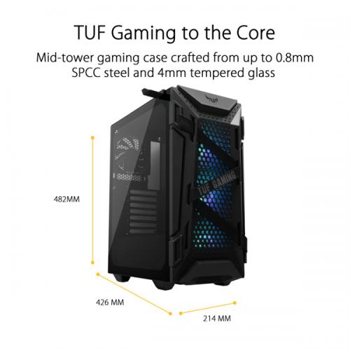 Asus TUF Gaming GT301 ARGB Cabinet (Black)