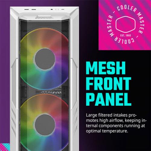 Cooler Master HAF 500 (E-ATX) Cabinet (White)