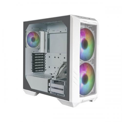 Cooler Master HAF 500 (E-ATX) Cabinet (White)