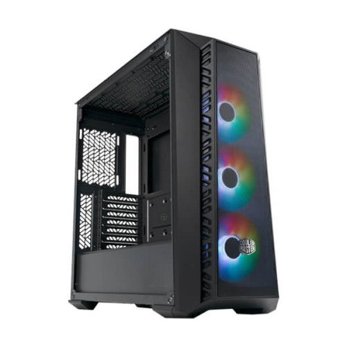 Cooler Master MasterBox MB520 Mesh ARGB (ATX) Mid Tower Cabinet (Black)