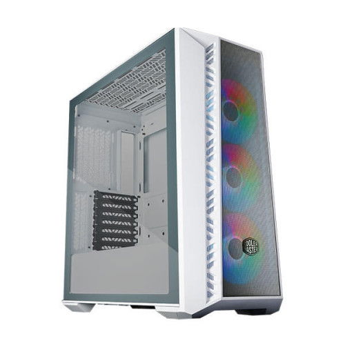 Cooler Master MasterBox 520 Mesh ARGB (E-ATX) Mid Tower Cabinet (White)