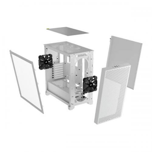 Corsair 3000D Airflow Mid-Tower (ATX) Cabinet (White)