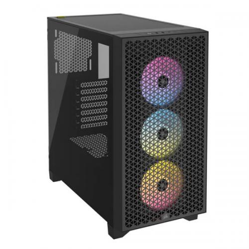 Corsair 3000D RGB Airflow Mid-Tower (ATX) Cabinet (Black)