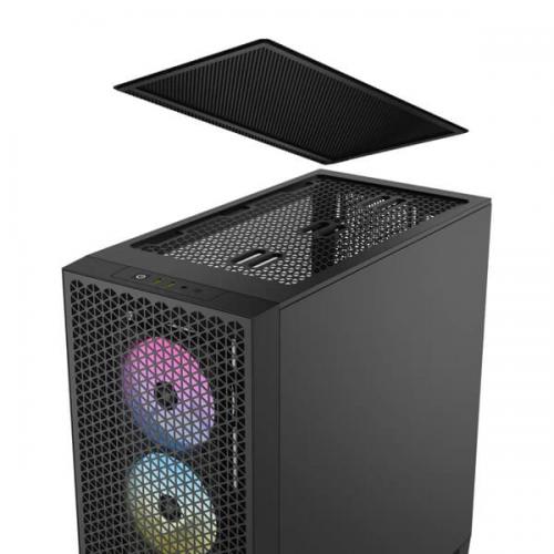 Corsair 3000D RGB Airflow Mid-Tower (ATX) Cabinet (Black)