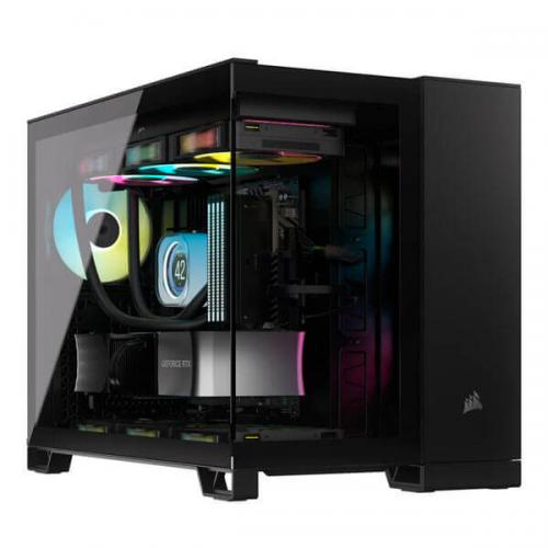 Corsair 2500X Airflow (M-ATX) Min Tower Cabinet (Black)