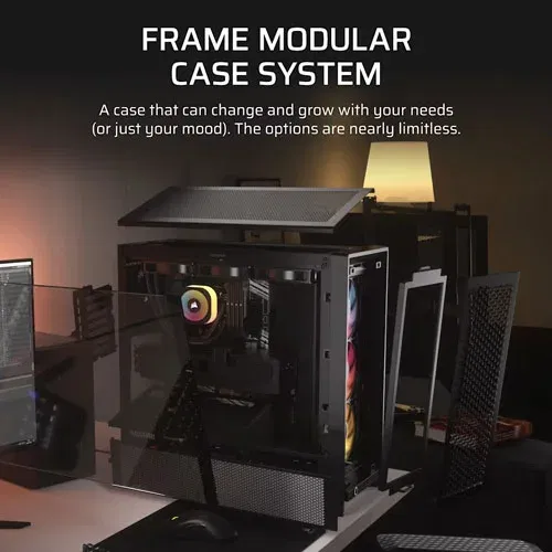 CORSAIR Frame 4000D RS ARGB E-ATX Mid Tower Case