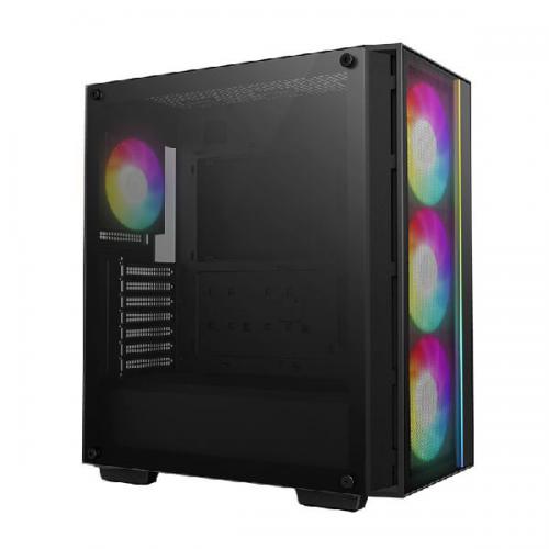 DeepCool Matrexx 55 Mesh V4 C ARGB (ATX) Mid Tower Cabinet (Black)