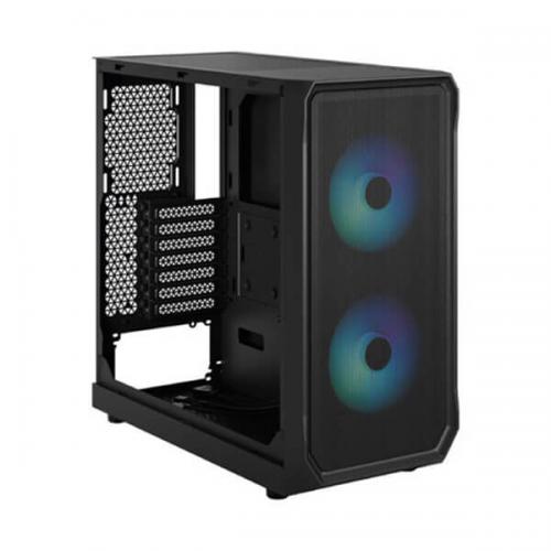 Fractal Design Focus 2 Mesh RGB TG Clear Tint (ATX) Mid Tower Cabinet (Black)