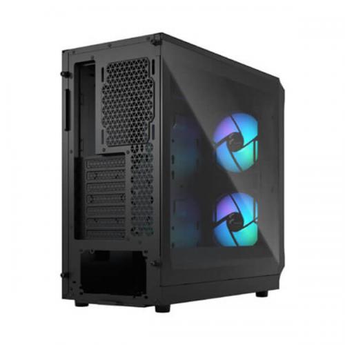 Fractal Design Focus 2 Mesh RGB TG Clear Tint (ATX) Mid Tower Cabinet (Black)