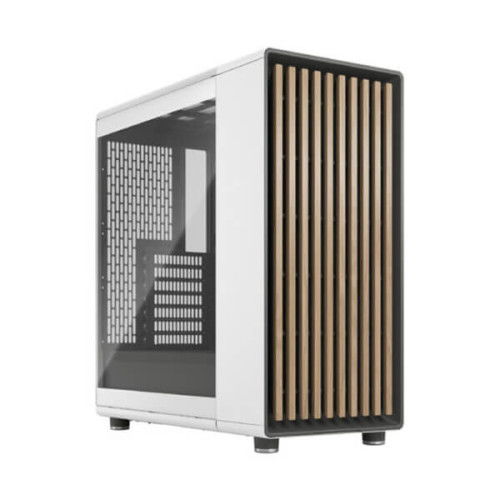 Fractal Design North Chalk TG Clear (ATX) Mid Tower Cabinet (White)