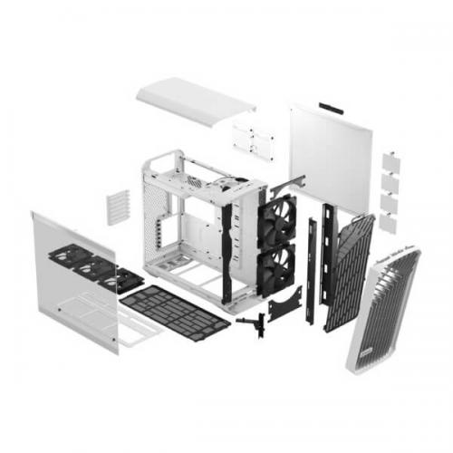 Fractal Design Torrent TG Clear Tint (E-ATX) Mid Tower Cabinet (White)