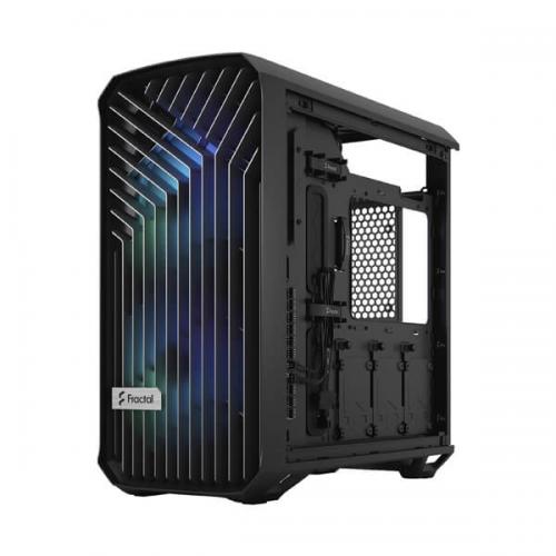 Fractal Design Torrent Compact TG Light Tint RGB (E-ATX) Mid Tower Cabinet (Black)