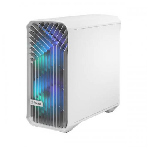 Fractal Design Torrent Compact RGB TG Clear Tint (E-ATX) Mid Tower Cabinet (White)