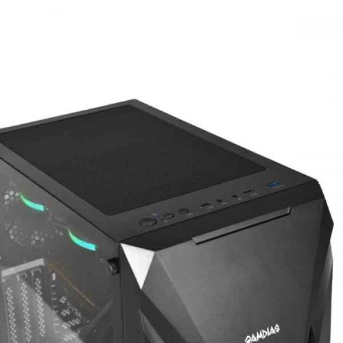 Gamdias Athena E1 Elite (ATX) Mid Tower Cabinet (Black)