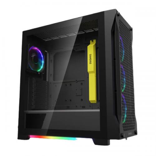 Gamdias Athena P1 ARGB (ATX) Mid Tower Cabinet (Black)