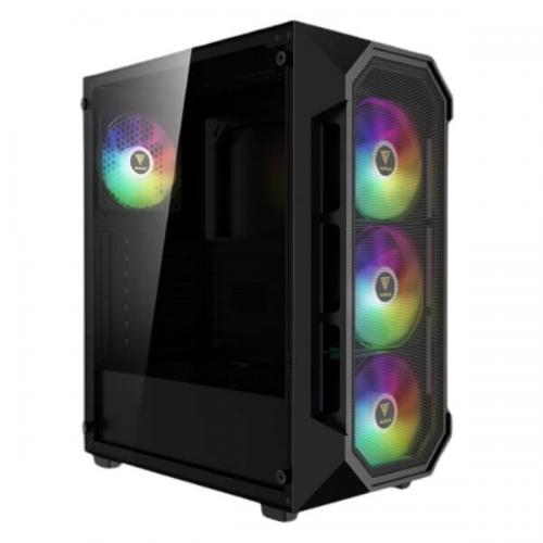 Gamdias Aura GC1 Elite V2 ARGB (ATX) Mid Tower Cabinet (Black)