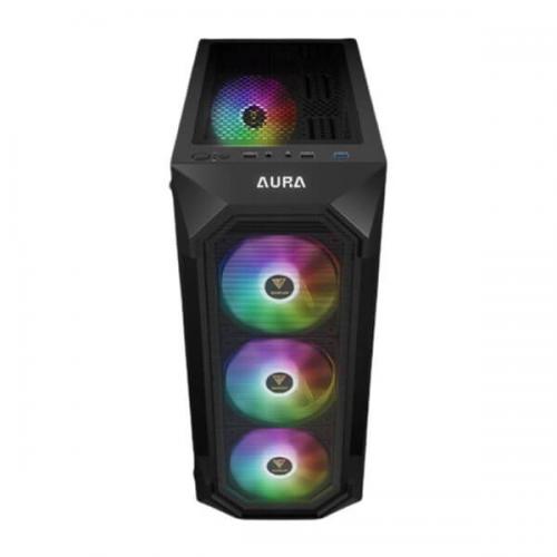 Gamdias Aura GC1 Elite (ATX) Mid Tower Cabinet (Black)