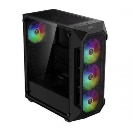 Gamdias Aura GC1 Elite (ATX) Mid Tower Cabinet (Black)