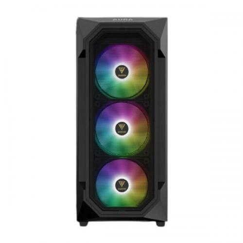 Gamdias Aura GC1 Elite (ATX) Mid Tower Cabinet (Black)