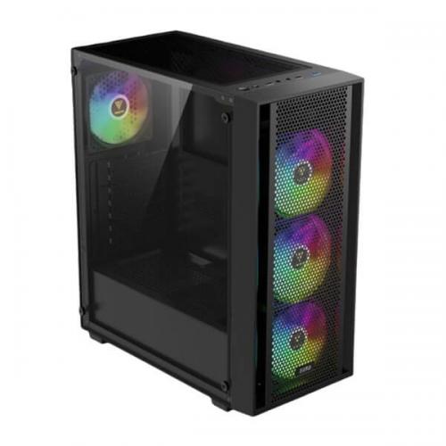 Gamdias Aura GC2 Elite (ATX) Mid Tower Cabinet (Black)