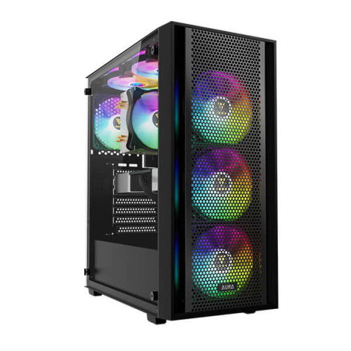 Gamdias Aura GC2 Elite (ATX) Mid Tower Cabinet (Black)