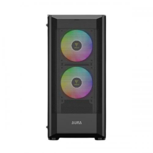 Gamdias Aura GC6 ARGB (ATX) Mid Tower Cabinet (Black)