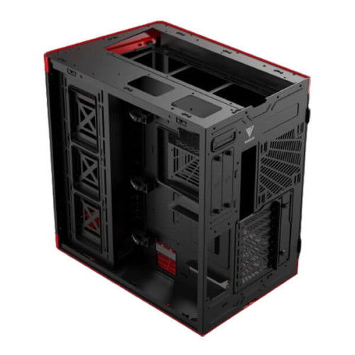 Gamdias Neso P1 BR (E-ATX) Full Tower Cabinet (Black and Red)