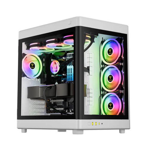 Gamdias Neso P1 W (E-ATX) Full Tower Cabinet (White and Black)