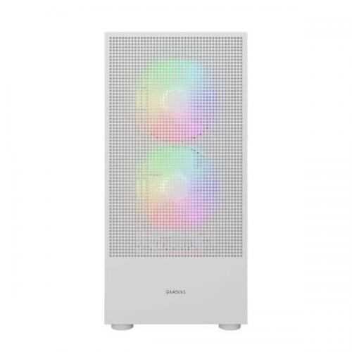 Gamdias Talos E3 Mesh Elite ARGB (E-ATX) Mid Tower Cabinet (White)