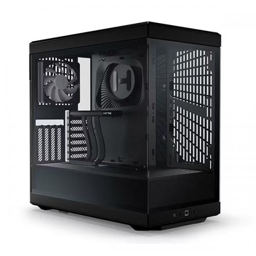 Hyte Y40 TG ATX Black Mid Tower Case with PCIE 4.0 Riser