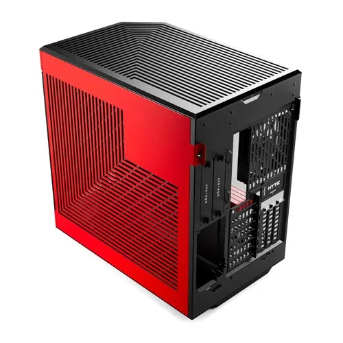 HYTE Y60 E-ATX Mid Tower Red and Black Case