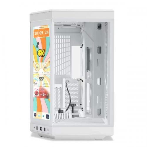 Hyte Y70 touch infinite (E-ATX) Mid Tower Cabinet (Snow White)