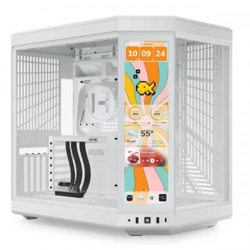 Hyte Y70 touch infinite (E-ATX) Mid Tower Cabinet (Snow White)