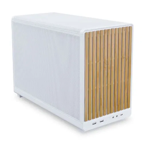 Lian Li A3-mATX-Wood Edition Mini-Tower Case (White)