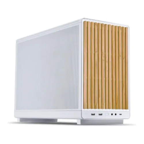 Lian Li A3-mATX-Wood Edition Mini-Tower Case (White)