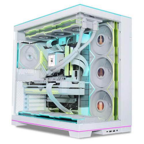 Lian Li O11 Dynamic EVO RGB (E-ATX) Mid Tower Cabinet (White)