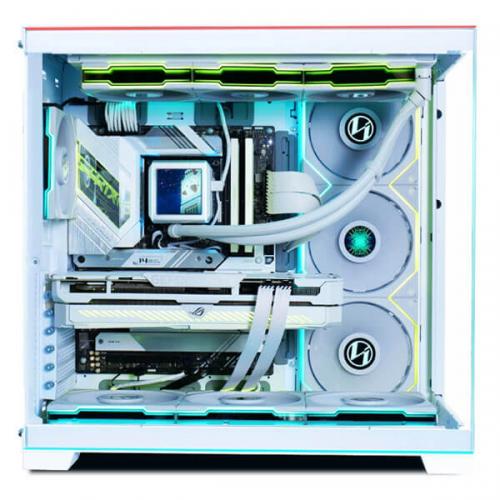 Lian Li O11 Dynamic EVO RGB (E-ATX) Mid Tower Cabinet (White)